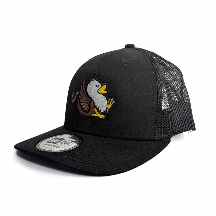 Adult Magical Ducks Gregory The Griffin Embroidered New Era Low-Profile Snapback Trucker Hat