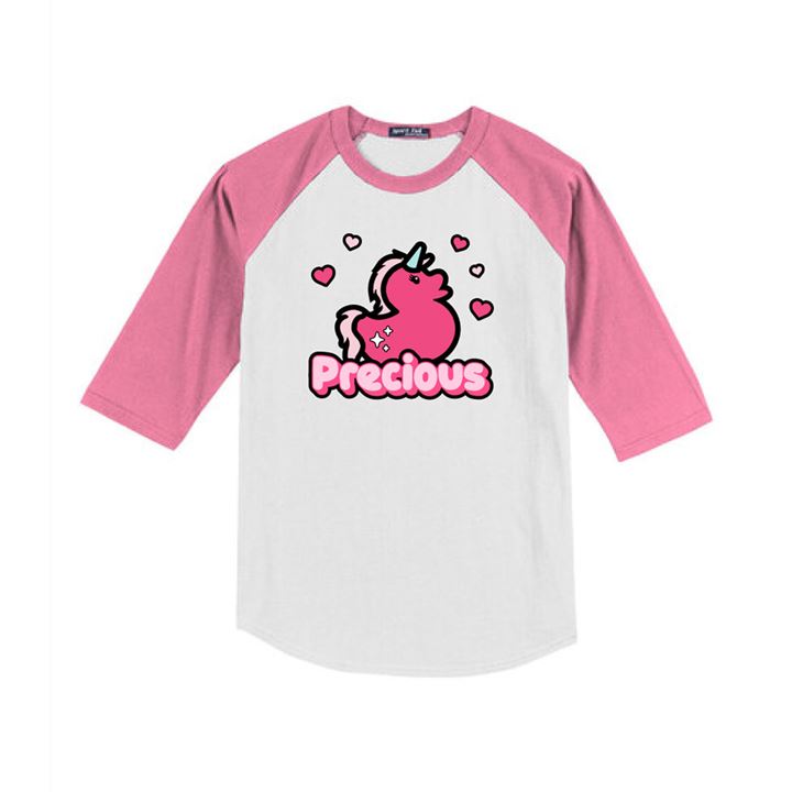 Ciera the Unicorn Precious Youth Baseball T-Shirt