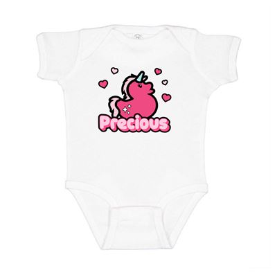 Ciera the Unicorn Duck Gerber Onesie® Baby Girl Clothes Short Sleeve Infant Bodysuit