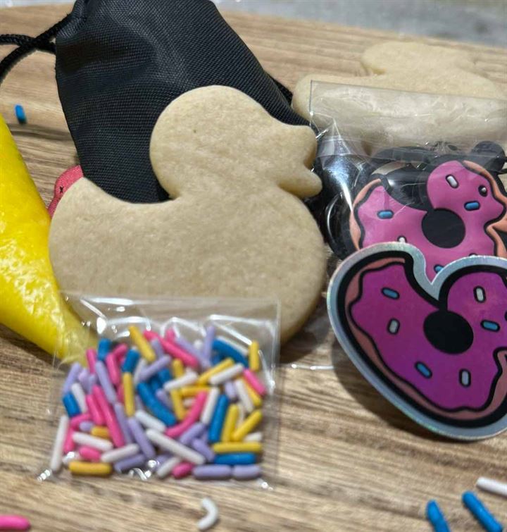 Duck Duck Surprise! Limited Edition Dessert Ducks DIY Cookie Kit Gift Set with Deedee Donut Duck