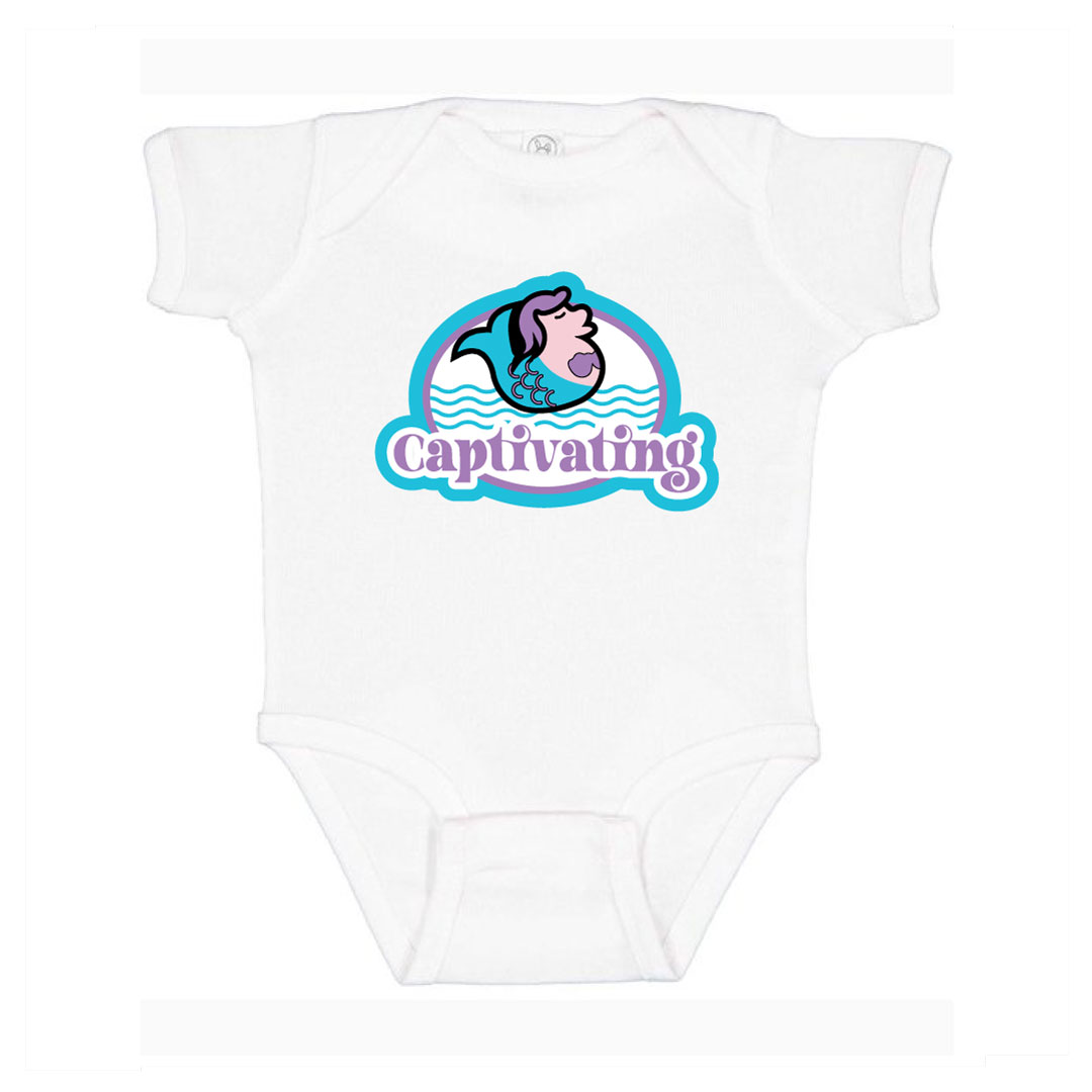 Infant Melody the Mermaid Duck™ Captivating Short-Sleeve Bodysuit