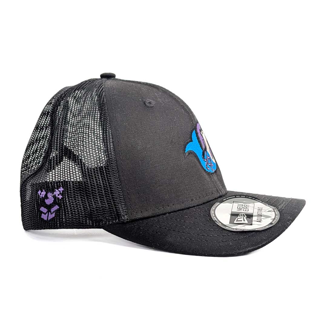 Adult Magical Ducks Melody Mermaid Embroidered New Era Low-Profile Snapback Trucker Hat