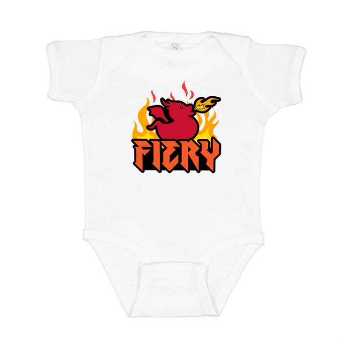 Finn the Dragon Duck Fiery Gerber Onesie® Baby Boy Girl Clothes Short Sleeve Infant Bodysuit