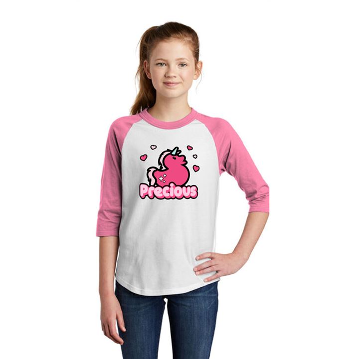 Ciera the Unicorn Precious Youth Baseball T-Shirt