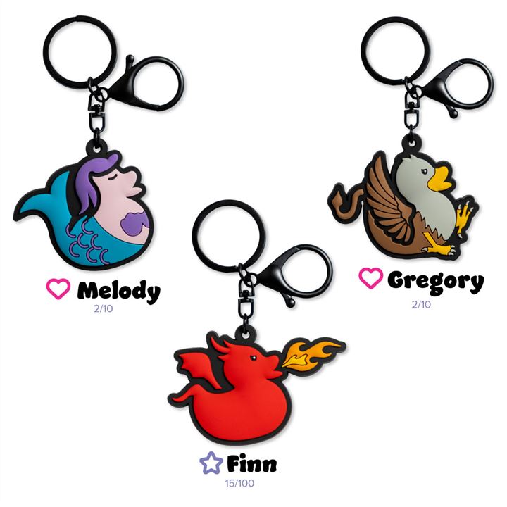 Limited Edition Flock 1 Blind Box Magical Ducks Rubber Duck Bag Charm