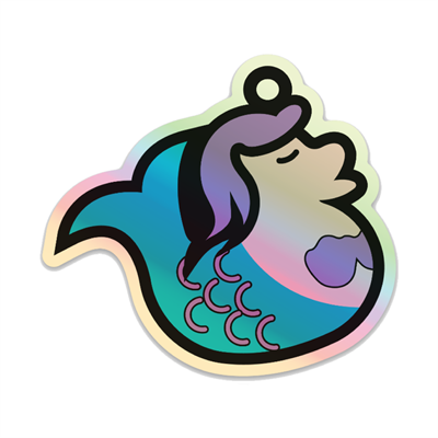 Magical Ducks Surprise Rubber Duck Collectible Vinyl Holographic Sticker