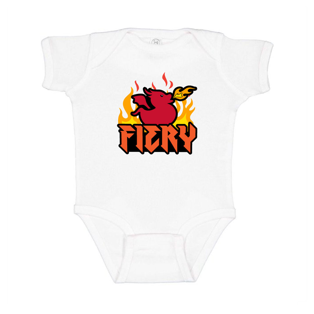 Finn the Dragon Duck Fiery Gerber Onesie® Baby Boy Girl Clothes Short Sleeve Infant Bodysuit