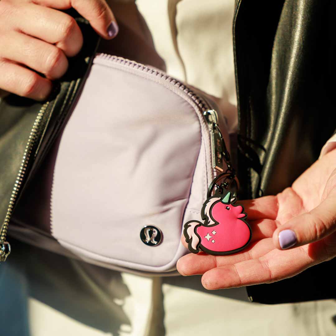Duck Duck Surprise Magical Ducks Rubber Duck Pink Unicorn Ciera Lululemon Crossbody