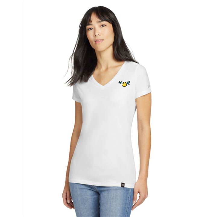 Women's In My Duck Era New Era V-Neck T-Shirt