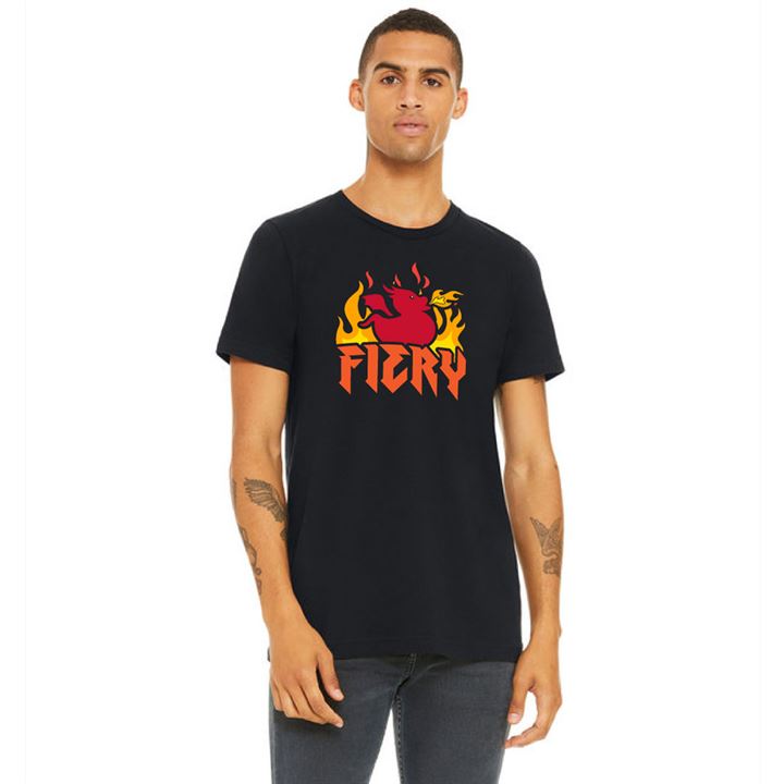 Men's Finn the Dragon Duck Fiery Unisex T-Shirt