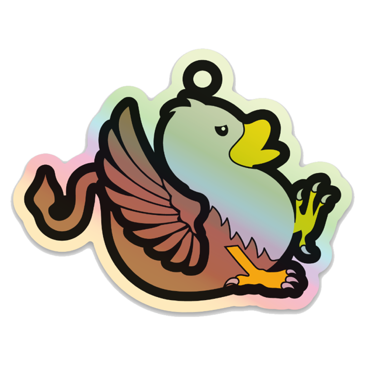 Magical Ducks Surprise Rubber Duck Collectible Vinyl Holographic Sticker