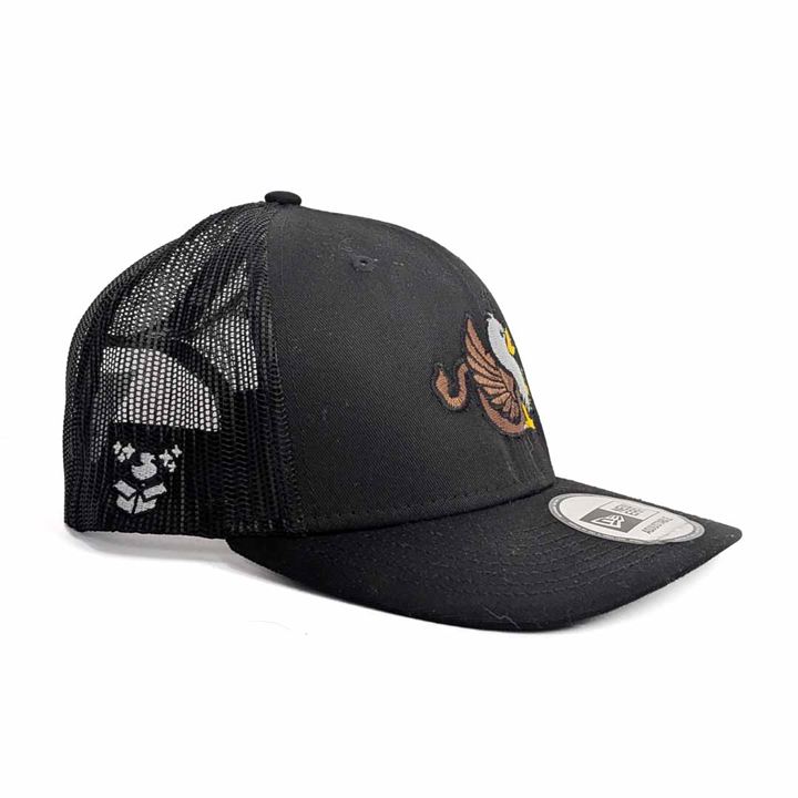 Adult Magical Ducks Gregory The Griffin Embroidered New Era Low-Profile Snapback Trucker Hat