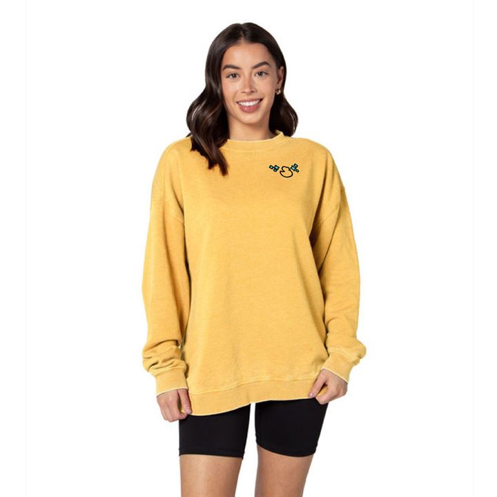 Women's In My Duck Era Chicka-d Burnout Crew Sweatshirt