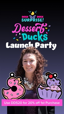 Dessert Ducks Launch Party on WhatNot!