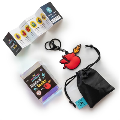 Rubber Duck Keychains by Duck Duck Surprise!