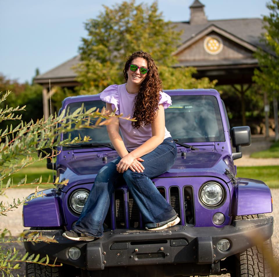 Duck Duck Surprise! Founder, Courtney Conley, on 2017 Winter Edition Sahara Purple Jeep Wrangler