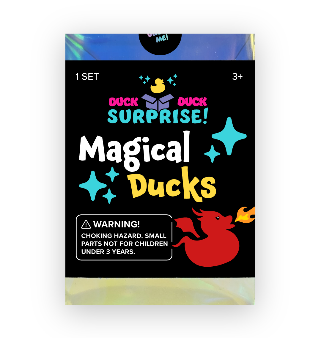 Duck Duck Surprise! Magical Ducks Mystery Blind Box Rubber Duck Charm Packaging