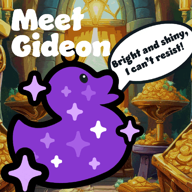 Duck Duck Surprise! Magical Ducks Flock 1 Gideon the Purple Wizard Duck