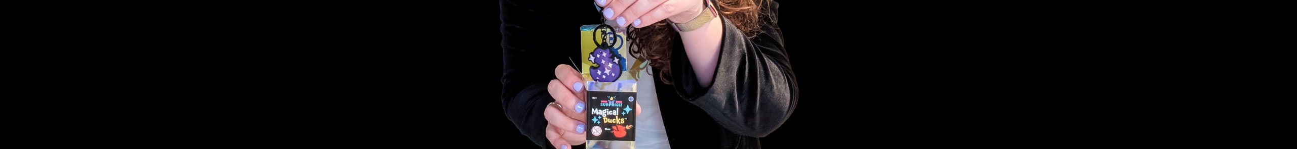 Duck Duck Surprise! Magical Ducks Blind Box Keychain Unboxing Gideon Purple Wizard Sparkle Duck